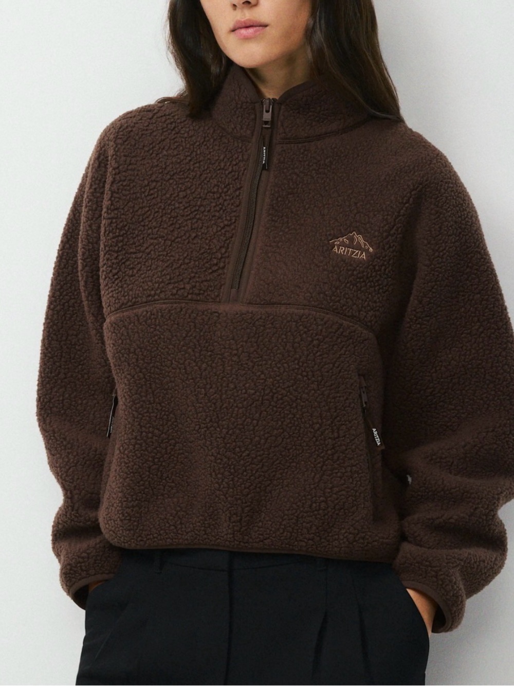 Aritzia Mocha Brown PolarTech Fleece
